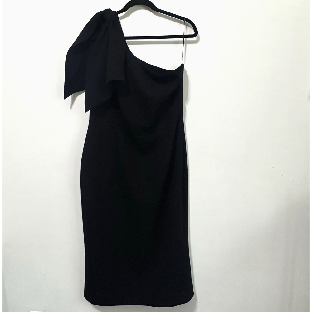 Dress The Population Dress XXL Tiffany Black One Shoulder Cocktail Party Plus‎